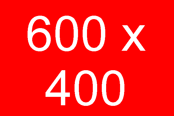 600 X 600 Image Size