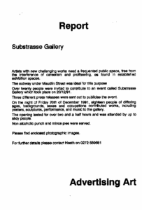 substrasse gallery report