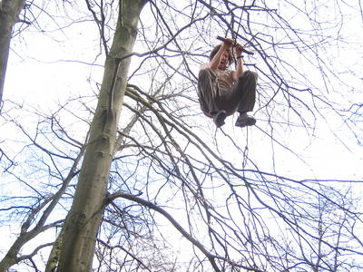 tree rope swing james kennard nightingale valley leigh woods slope bristol