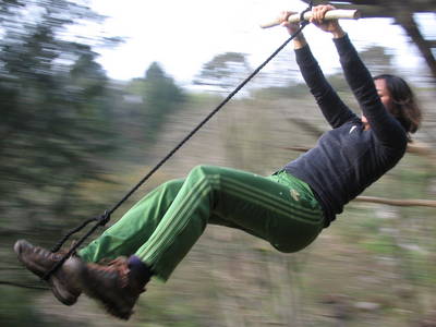 tree rope swing vahida ramujkic walcombe slade slope bristol avon gorge bristol