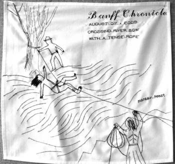 crossing river bow