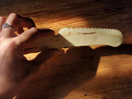  apple wood knife