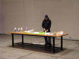 recyclyng plastic bags public workshop installing vlada