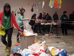 recyclyng plastic bags public workshop