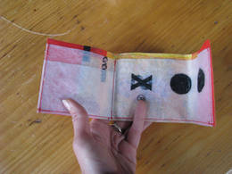 plastic bag wallet collection