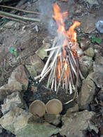 prehistoric pottery fireing