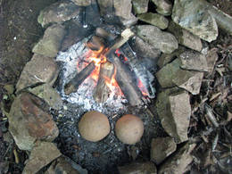 prehistoric pottery fireing