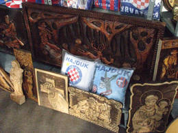 croat border nationalistic suvenirs hajduk