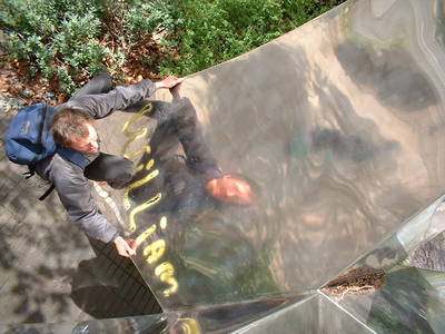 spirit of bristol urban climbing sculpture
