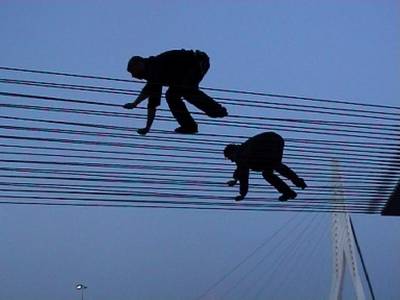 wire sculpture urban climbing heath bunting graeme hogg rotterdam