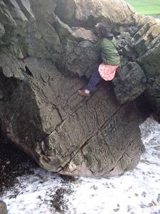 sand bay rock climbing somerset kayle brandon