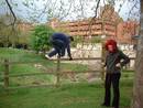 wooden fence action & thought