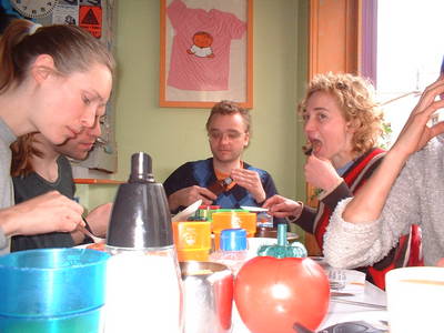 bristolian breakfast lottie child simon worthington fence climbing