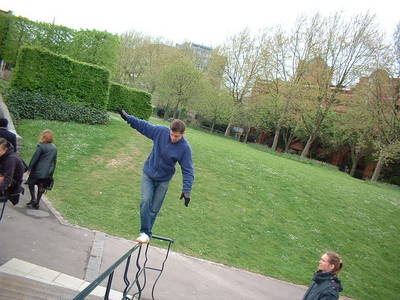 castle park parcours saul fence climbing