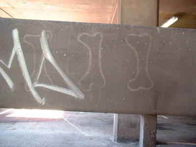 chalk graffiti bone bristol