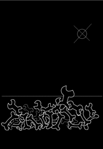 chalk graffiti burried bones bristol