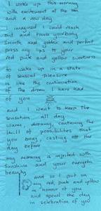 morning sensual pleasure love letter rachel baker