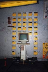 fly poster bristol royal infirmary bri subway public access terminal