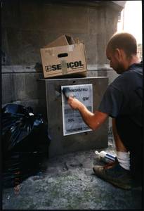 bristol baldwin street random flyposter graffiti heath bunting