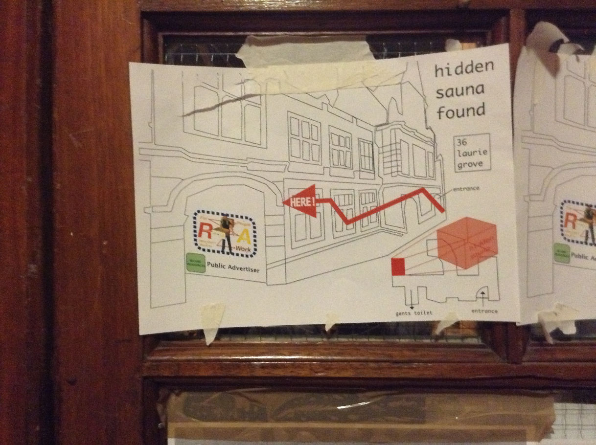 hiddensaunafoundondoor