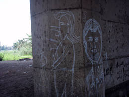 dahab under bridge drawing