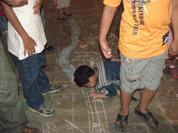 mapping chalk drawing workshop