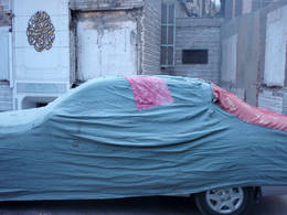 veiled car