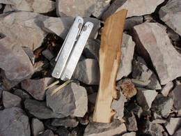 apple wood knife