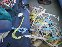 crochet platic bag reggio milan