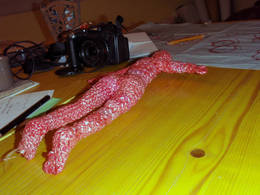 crochet plastic bag doll