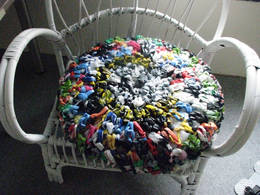 plastic bag cushion base