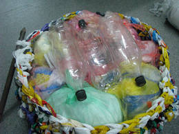 plastic bag cushion filling