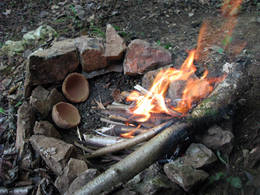prehistoric pottery fireing