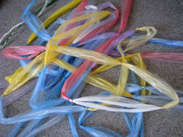 plastic bag twisted rope
