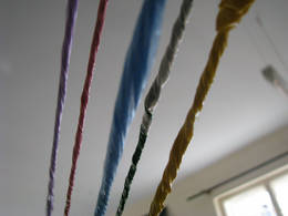 plastic bag twisted rope