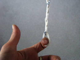 plastic bag twisted rope