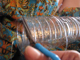 plastic bottle string