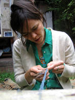 plastic bottle string