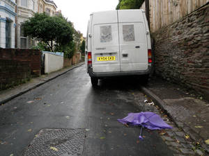 umbrella harvesting street